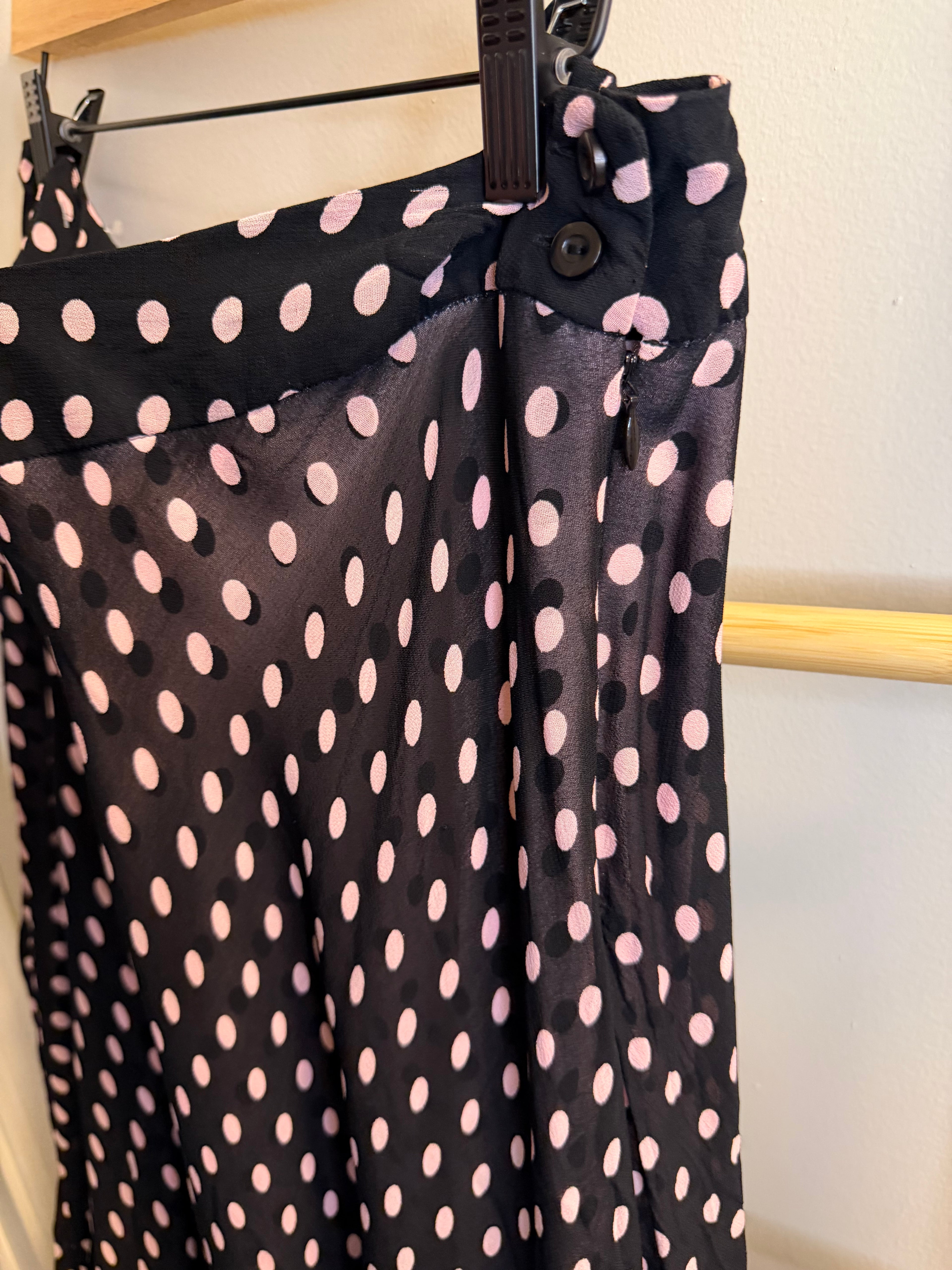 Retro Plus Polka Dot Skirt
