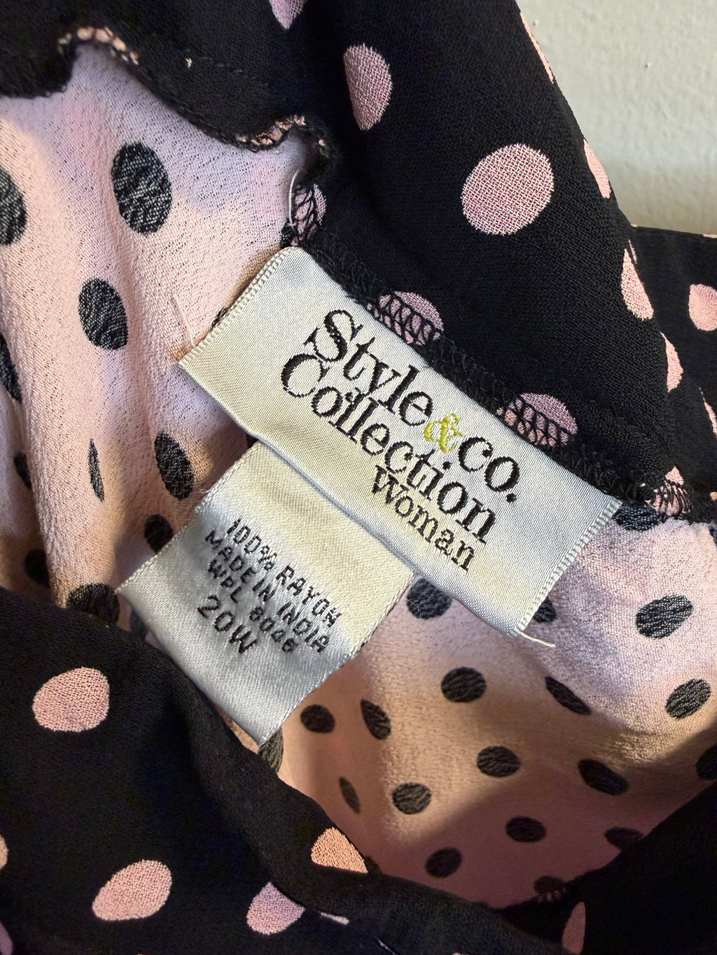 Retro Plus Polka Dot Skirt