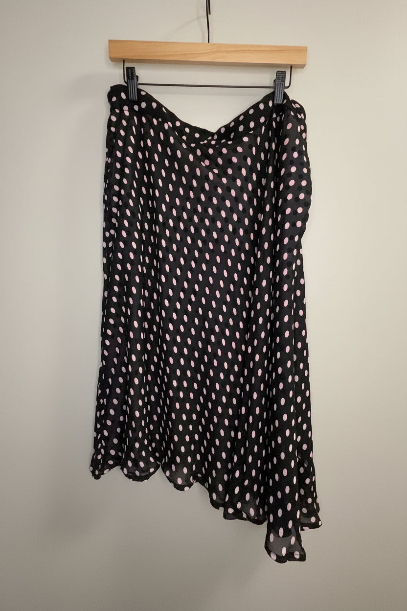 Retro Plus Polka Dot Skirt