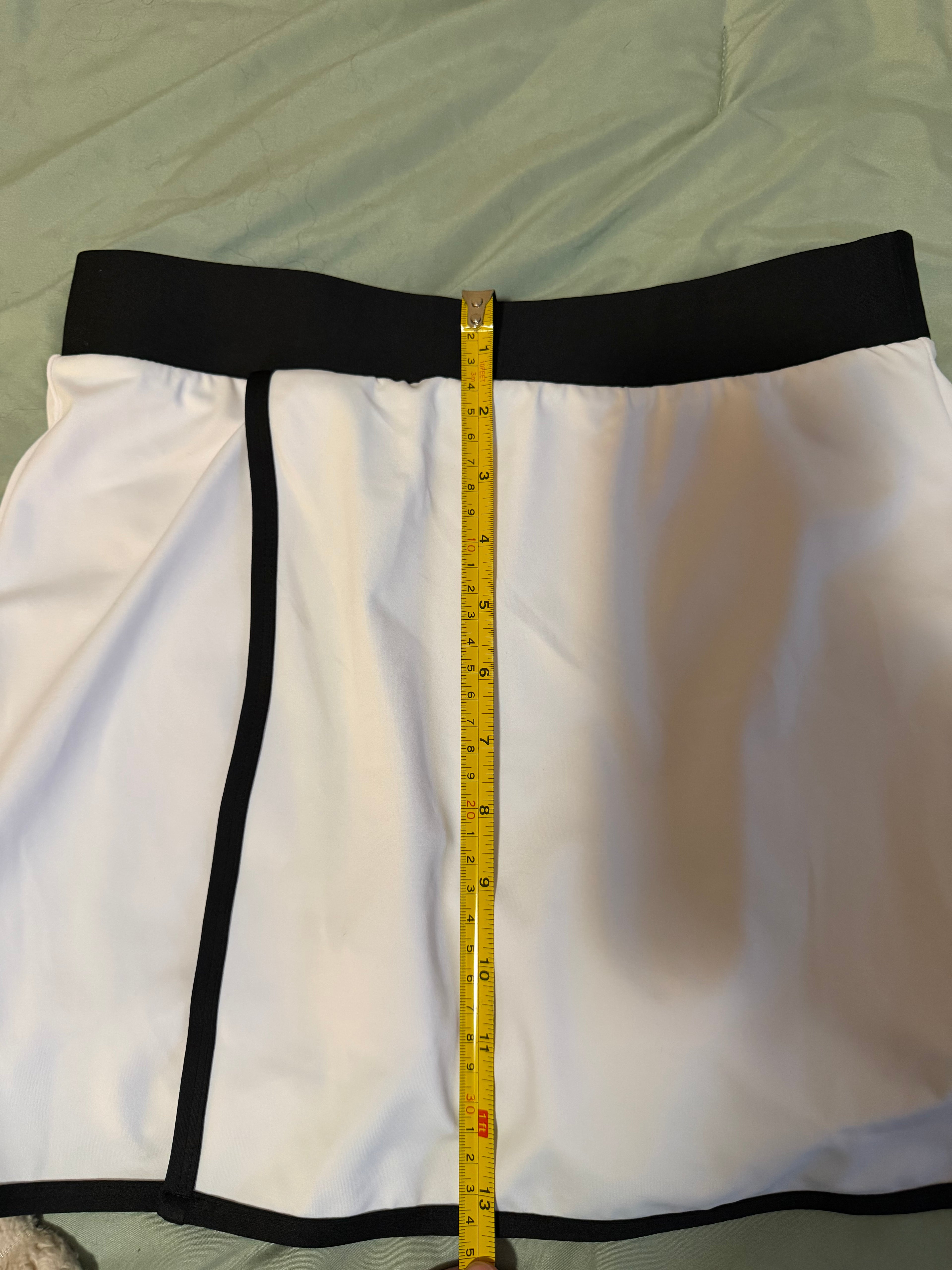 White Active Skort