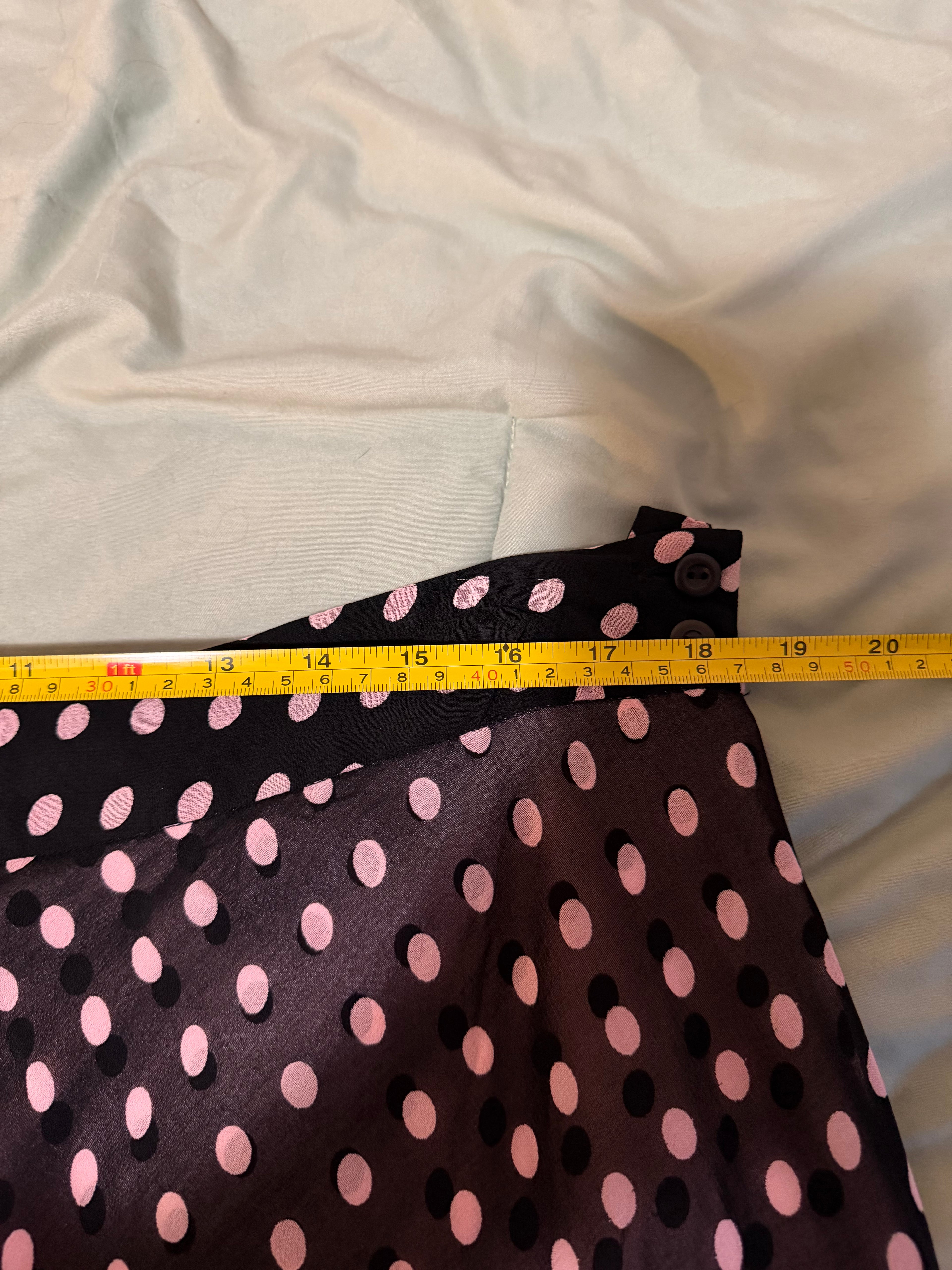 Retro Plus Polka Dot Skirt