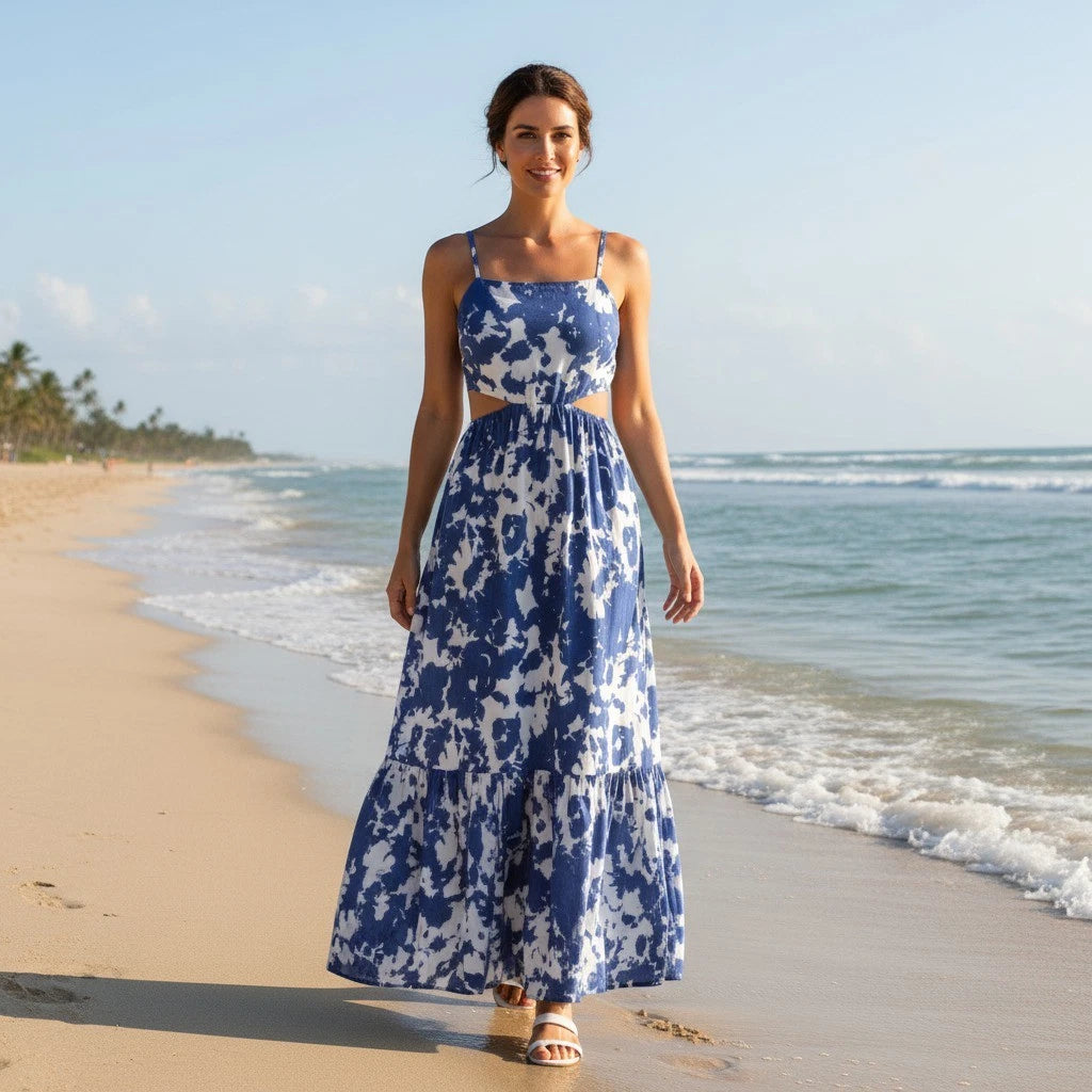 Abercrombie Cut Out Maxi Dress