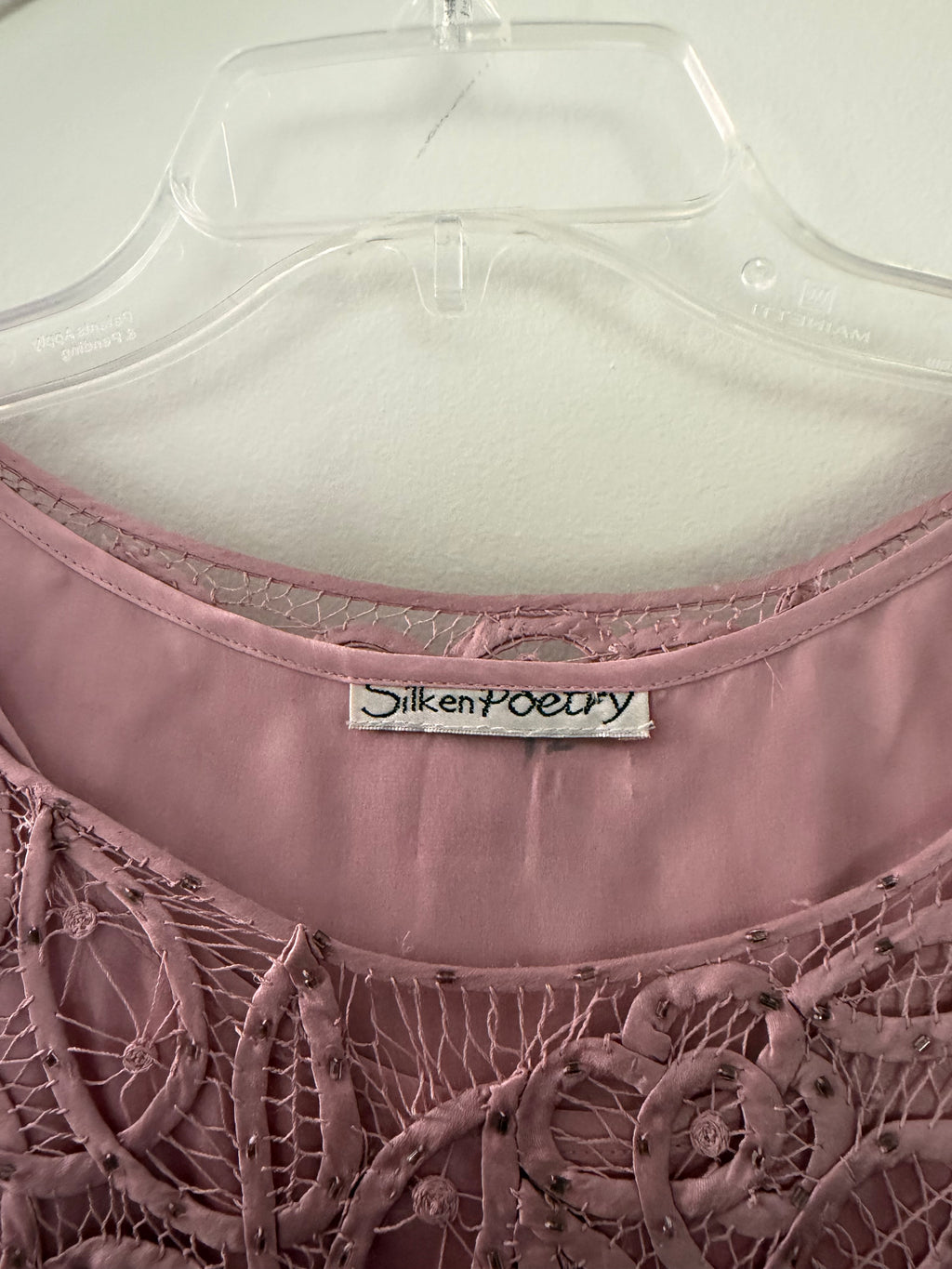 Vintage Silken Poetry Skirt and Blouse Set