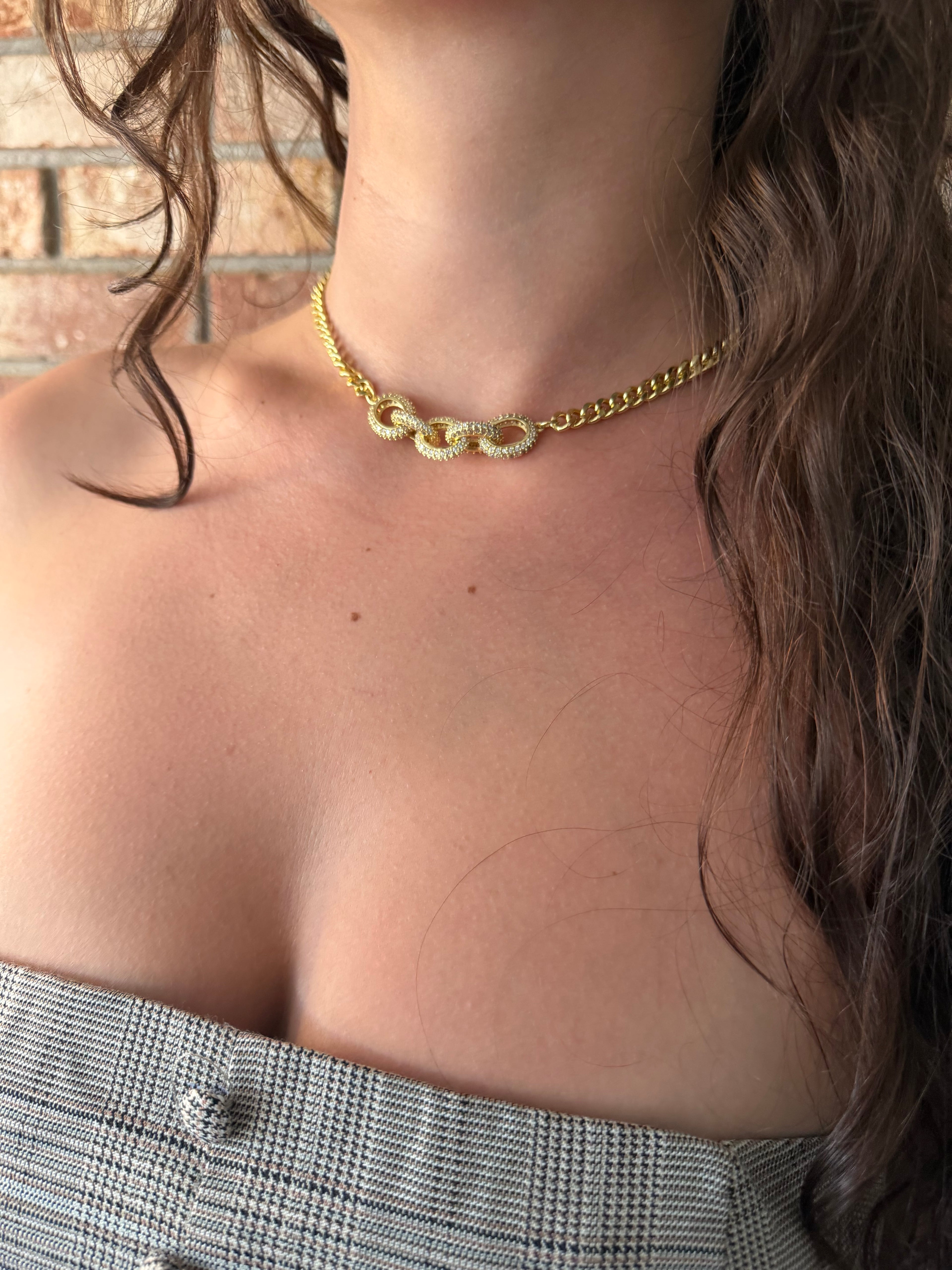 Love, Lisa Link Chain Necklace