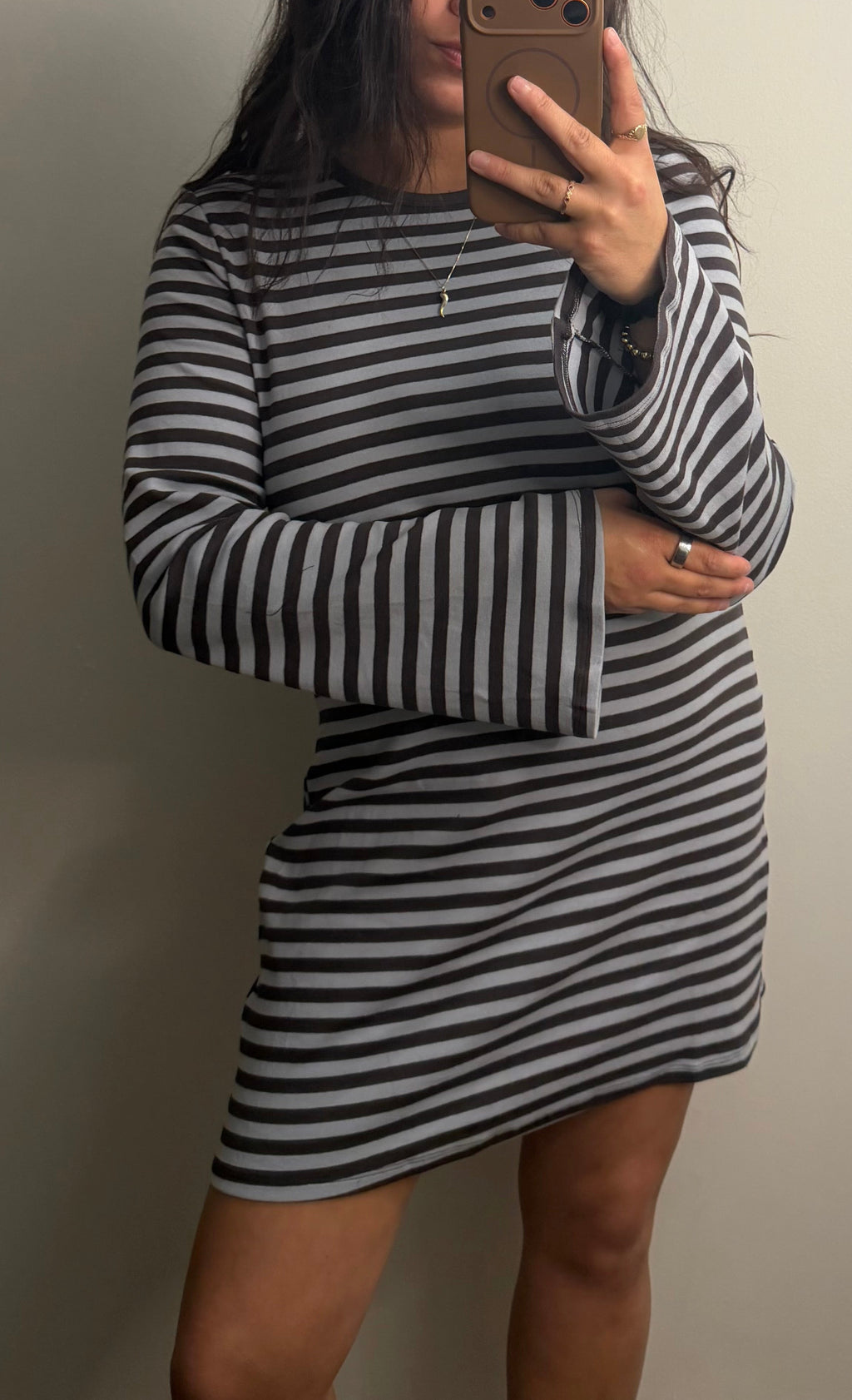 Sassy in Stripes Mini Dress