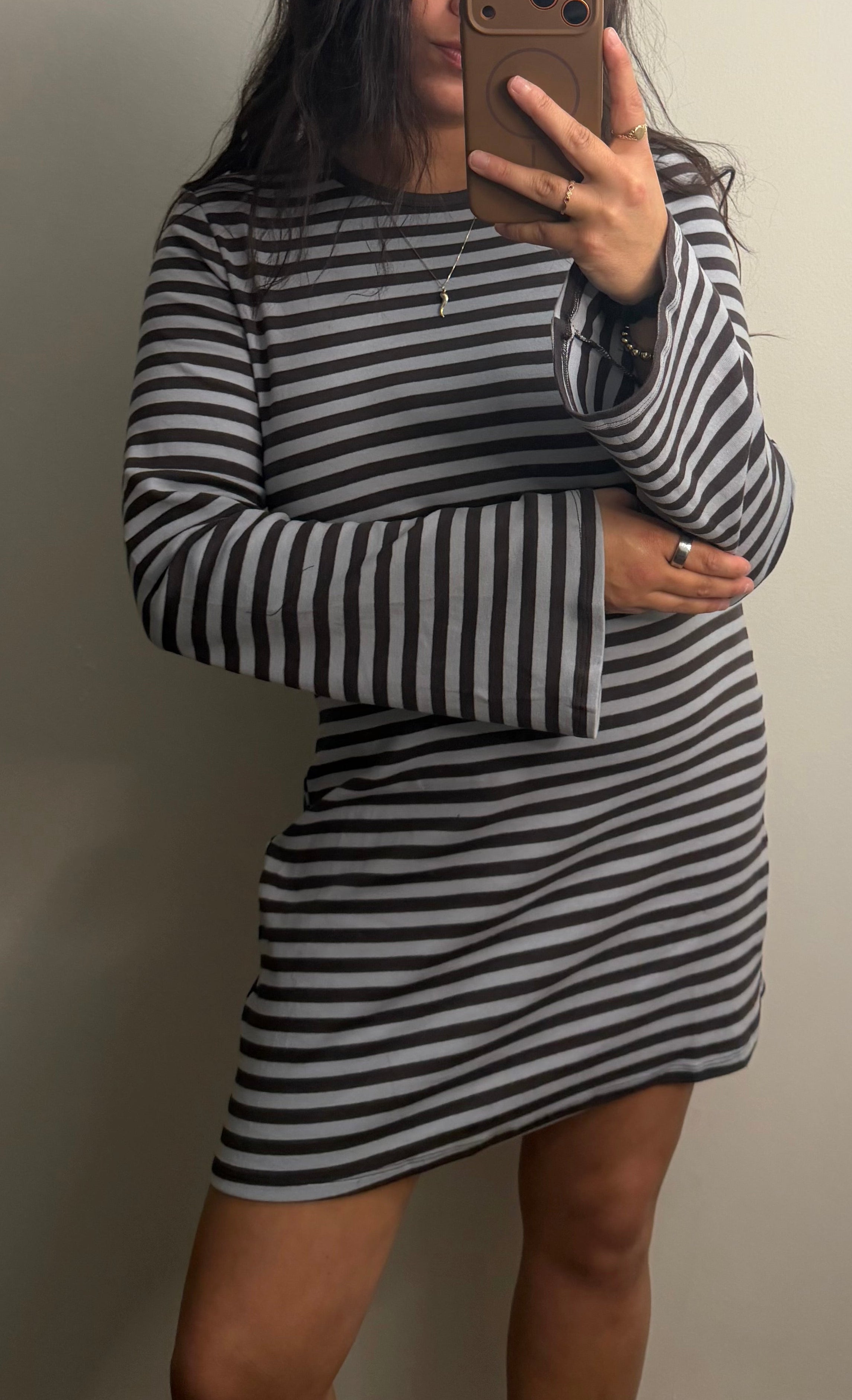 Sassy in Stripes Mini Dress