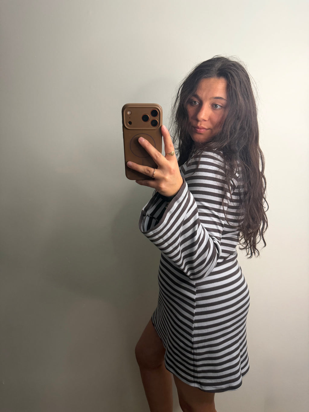 Sassy in Stripes Mini Dress