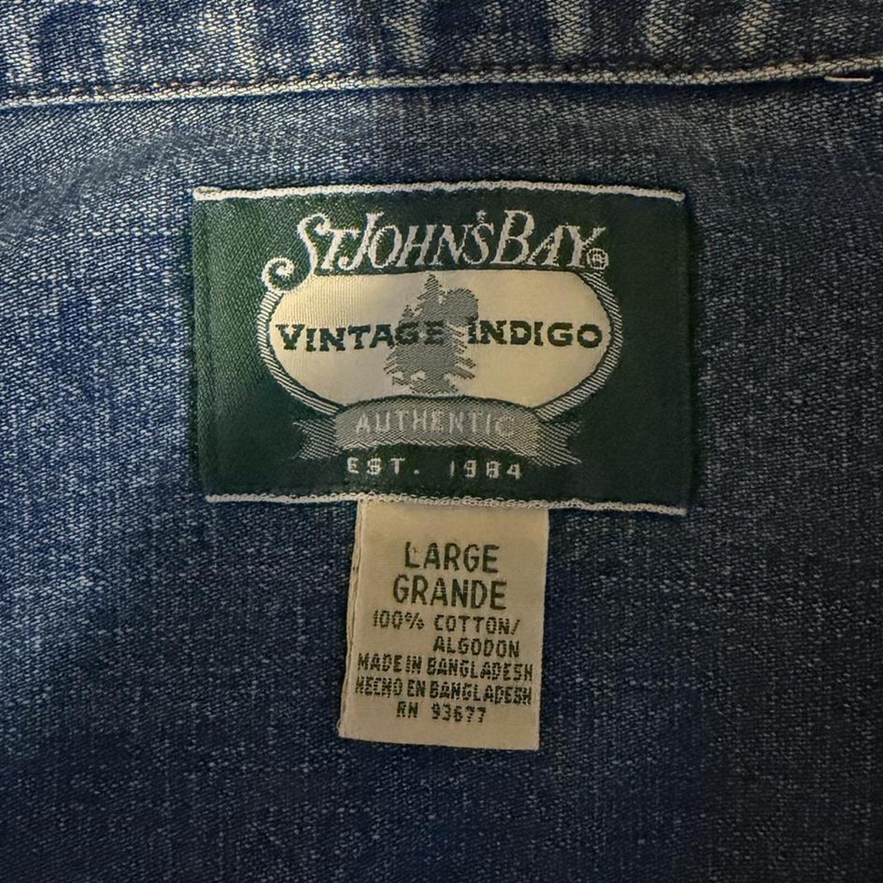 Vintage St. John's Bay Denim Vest
