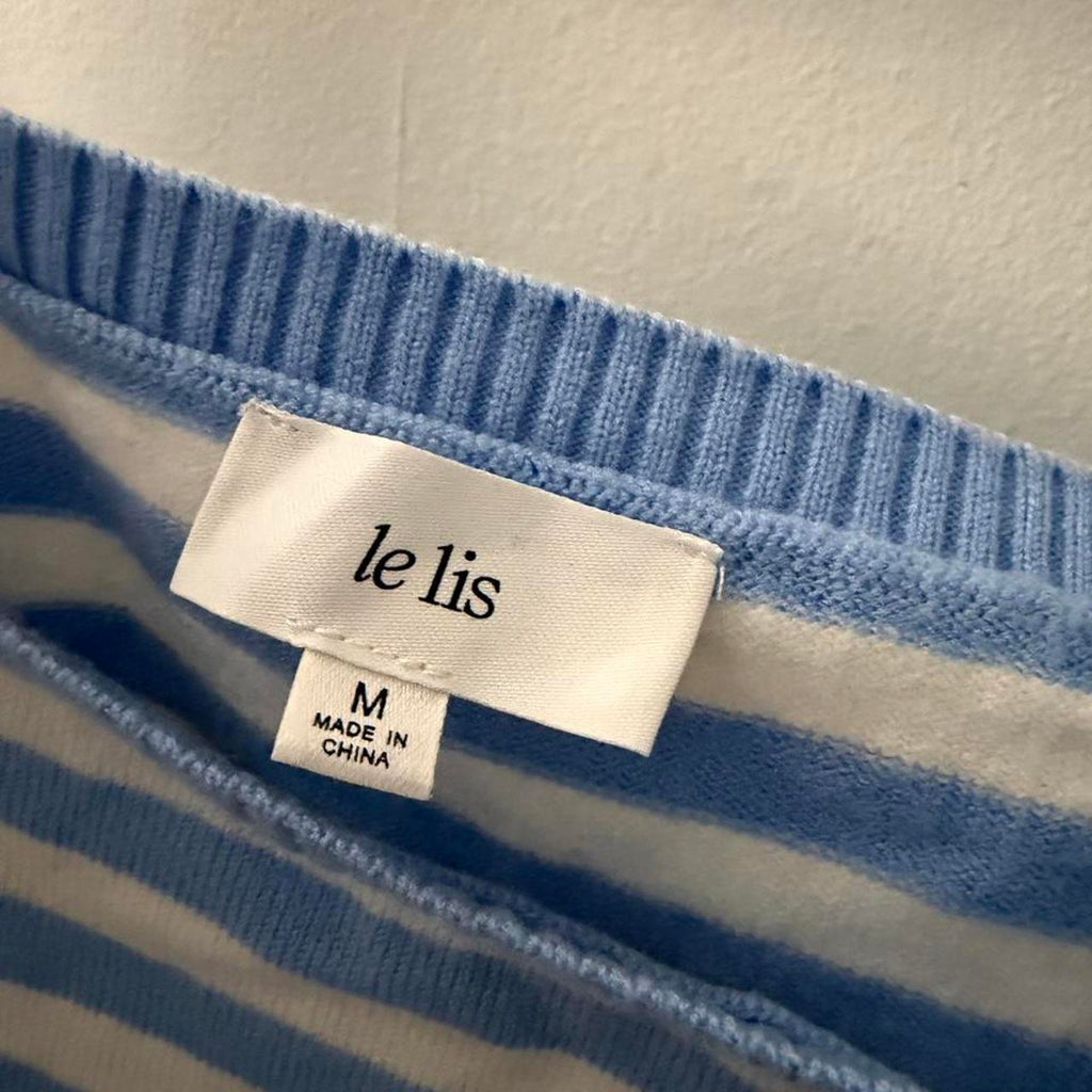 Le Lis Boat Neck Stripe Sweater