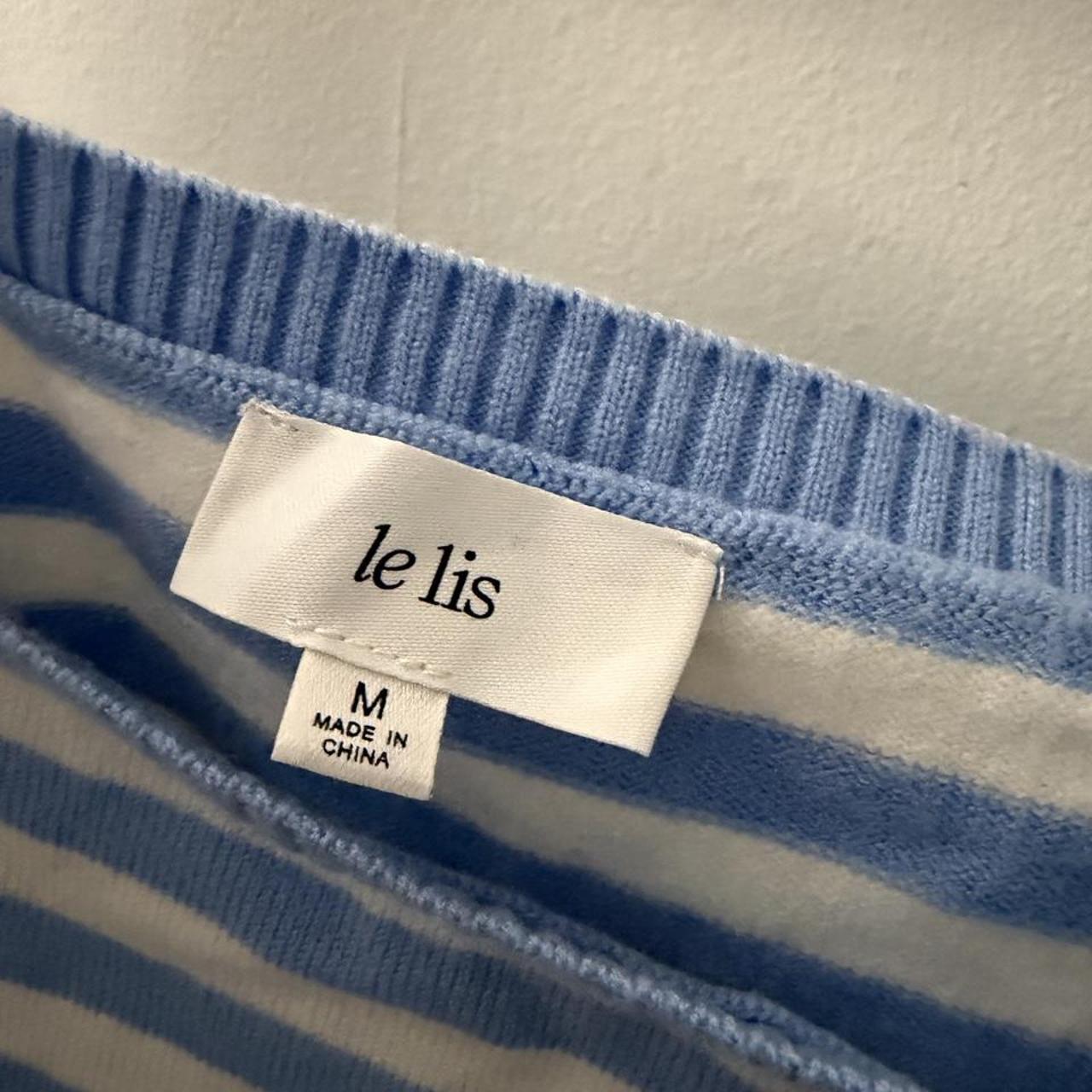 Le Lis Boat Neck Stripe Sweater