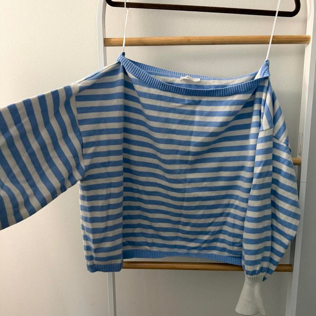 Le Lis Boat Neck Stripe Sweater
