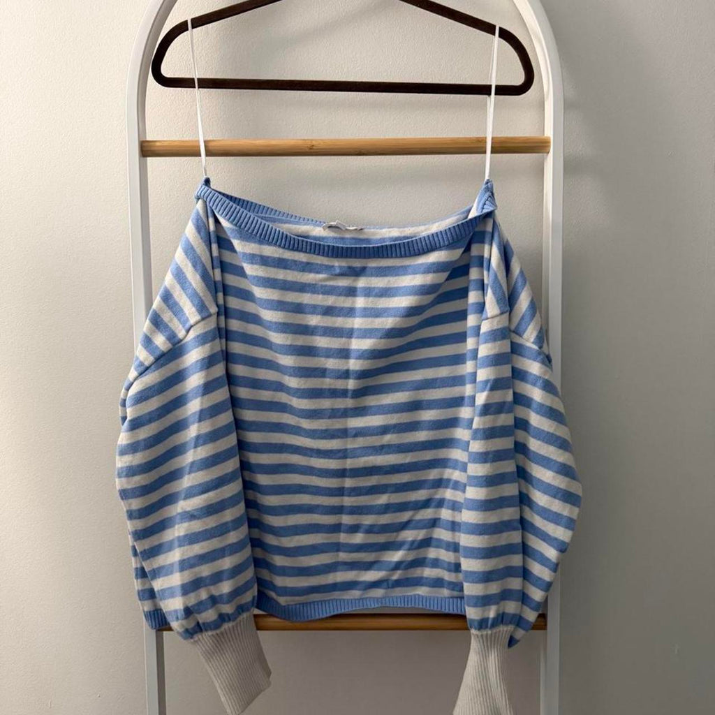 Le Lis Boat Neck Stripe Sweater