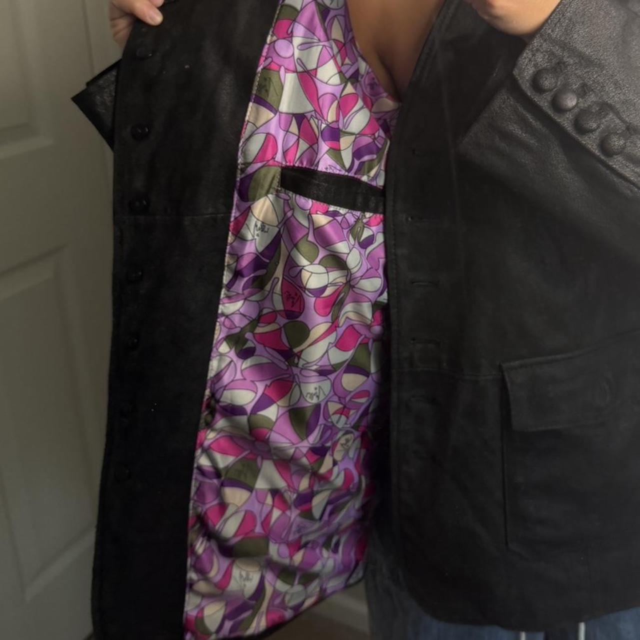 Vintage Twiggy London Leather Jacket