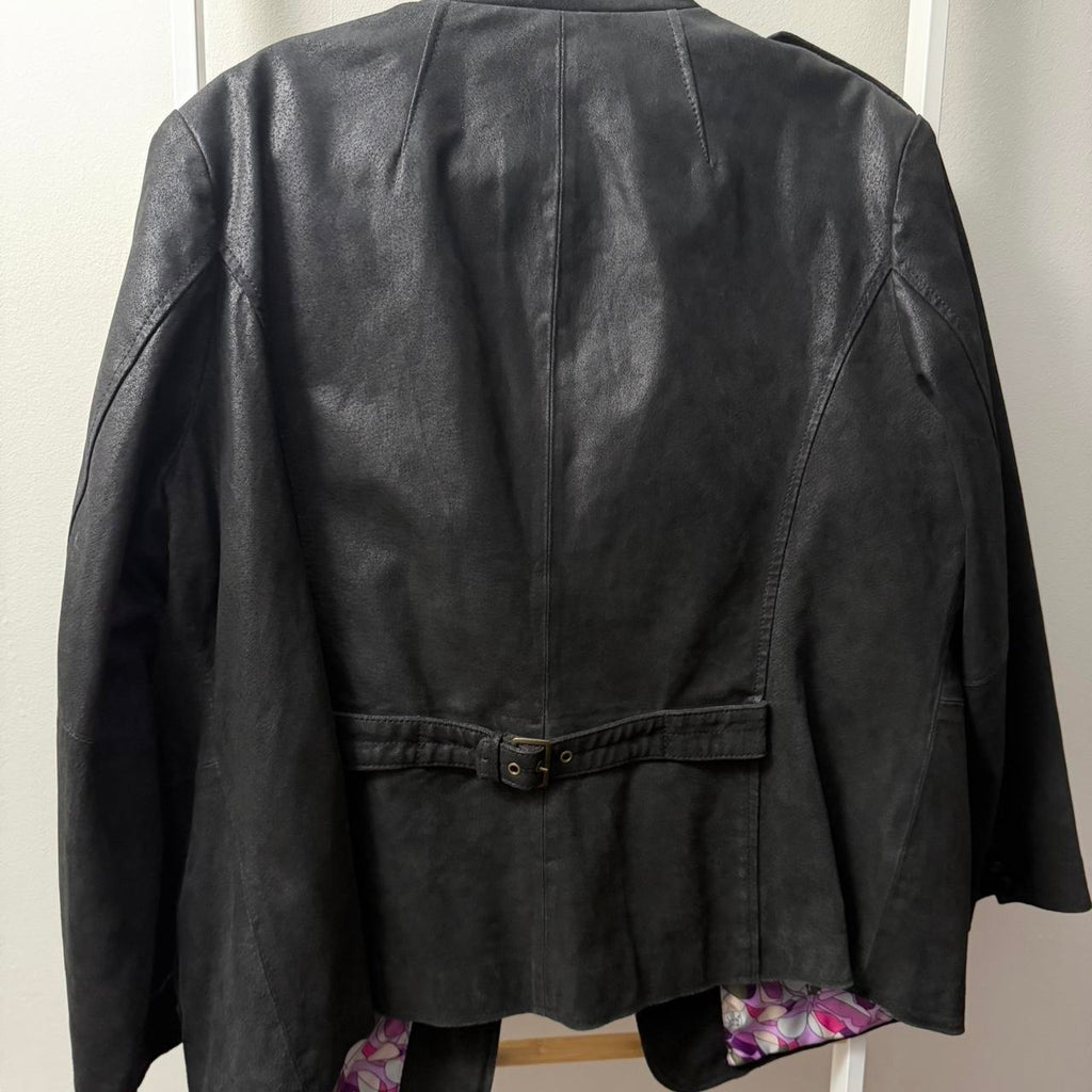 Vintage Twiggy London Leather Jacket