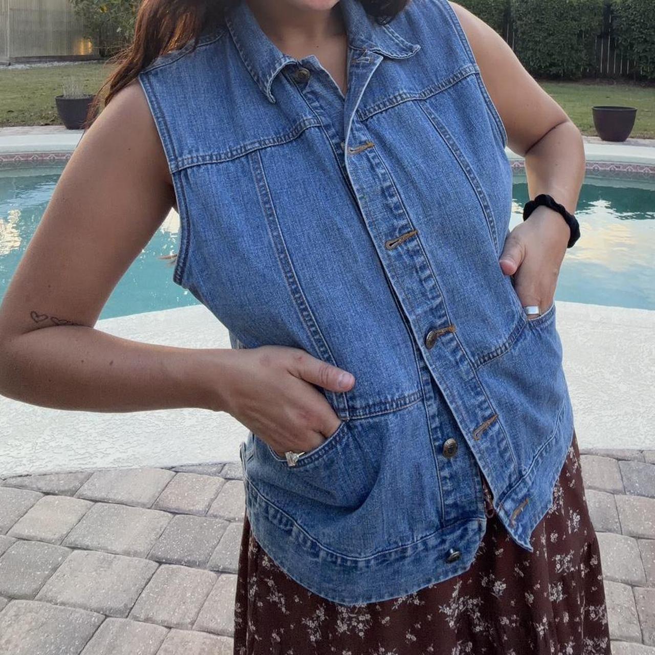 Vintage St. John's Bay Denim Vest