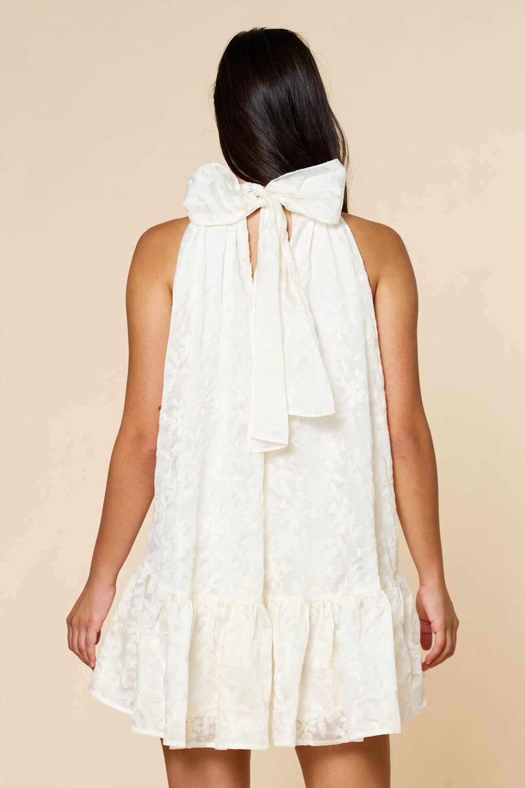 Shower Dress with Mock Neck