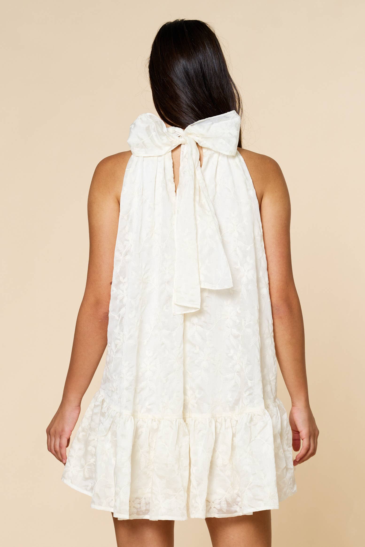 Shower Dress with Mock Neck