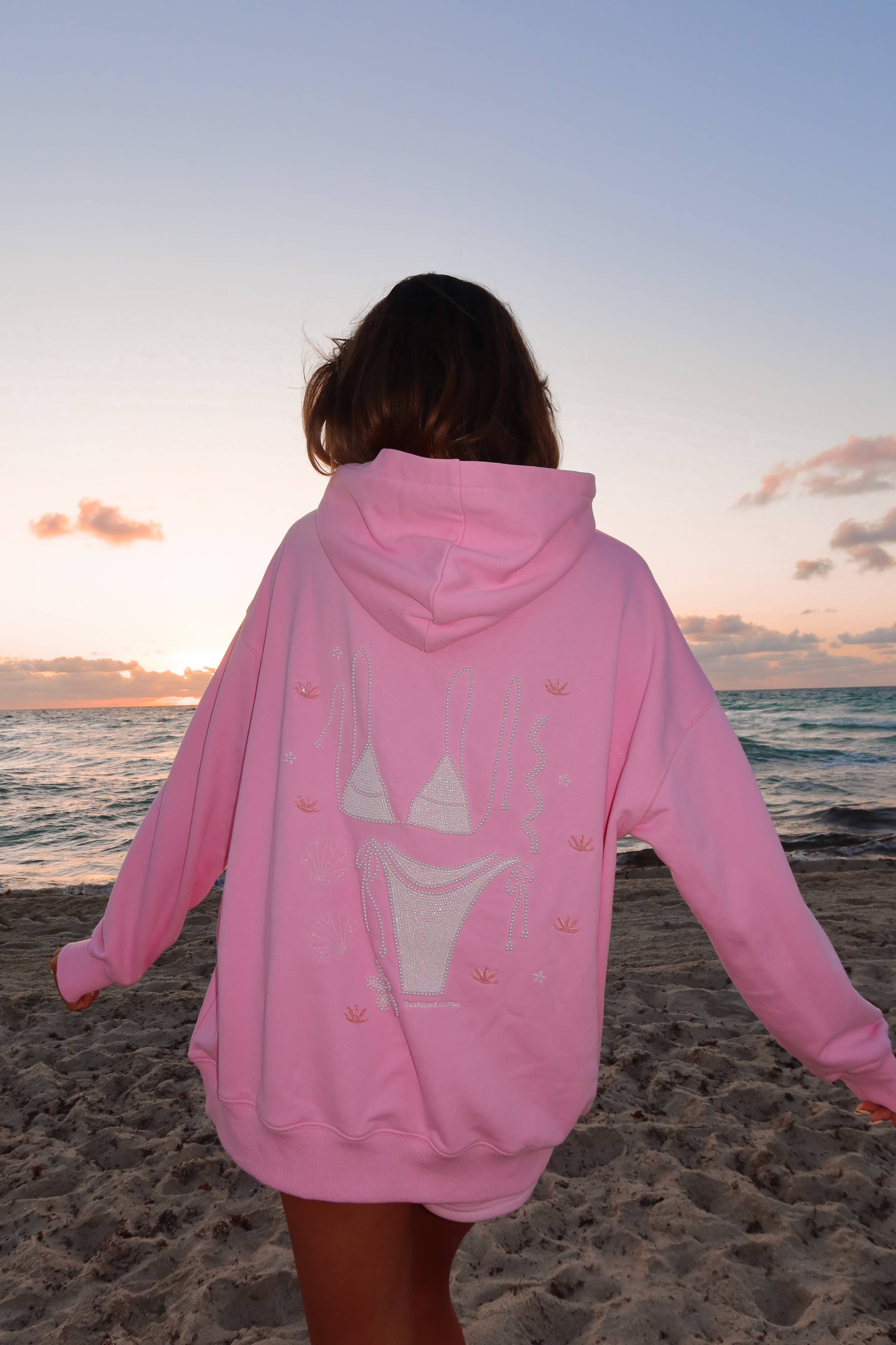 The Lizzie Beaded Bikini Hoodie