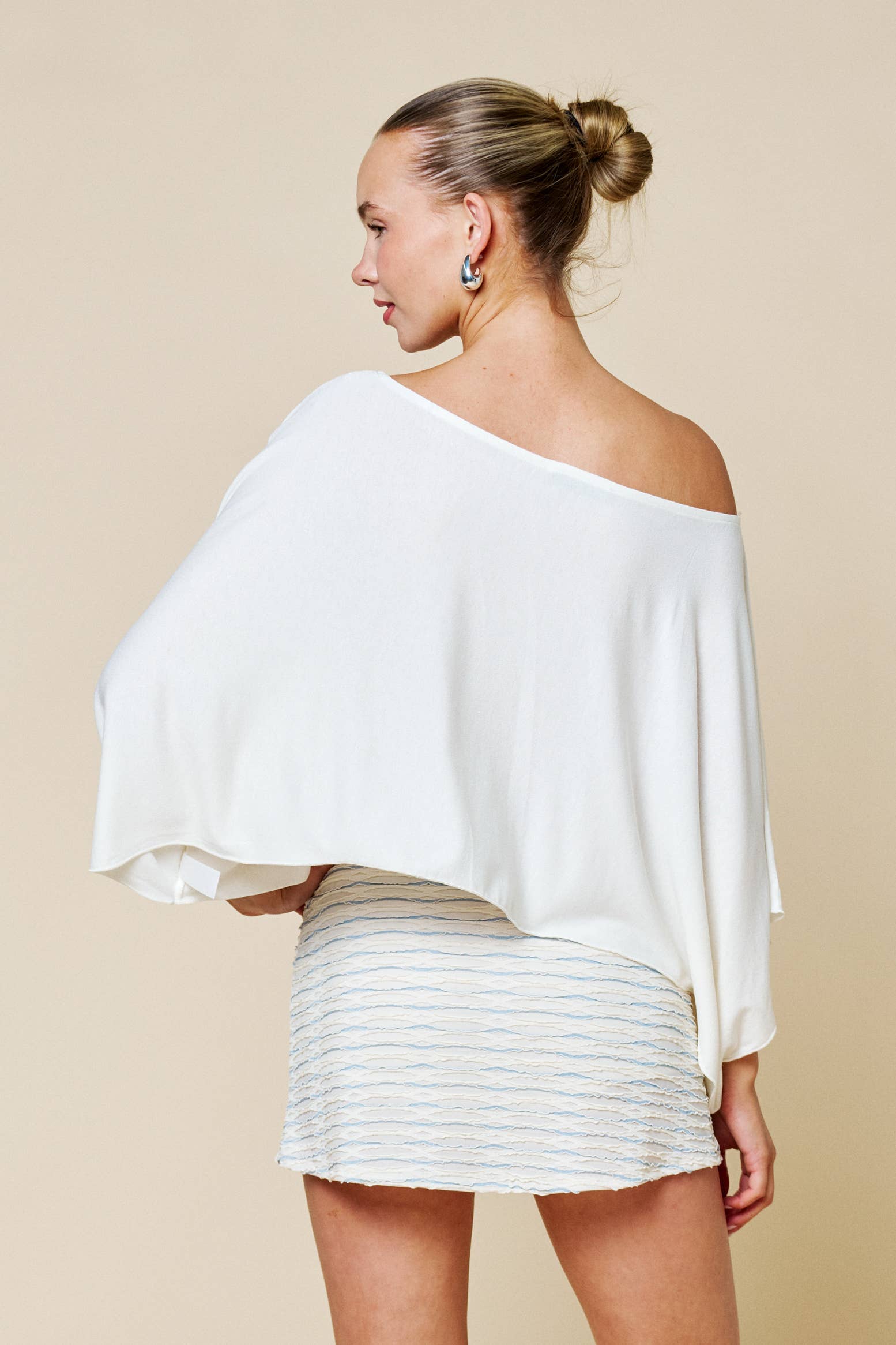 Off-Shoulder Knit Top