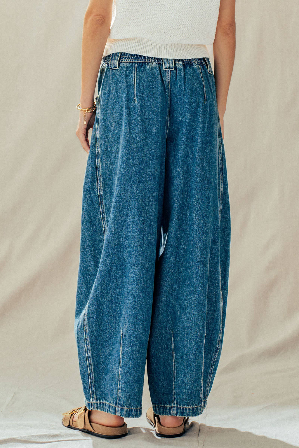 Rope Drawstring Balloon Pants
