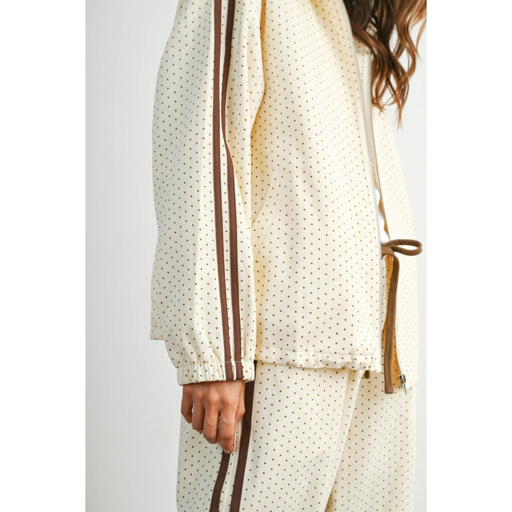 Meadow Retro Dot Track Jacket