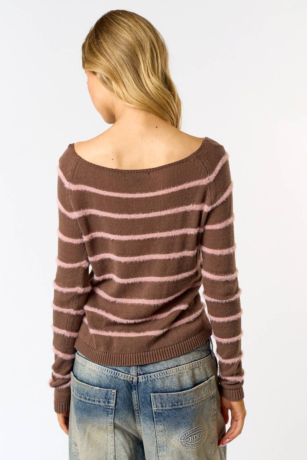 Striped Boatneck Sweater