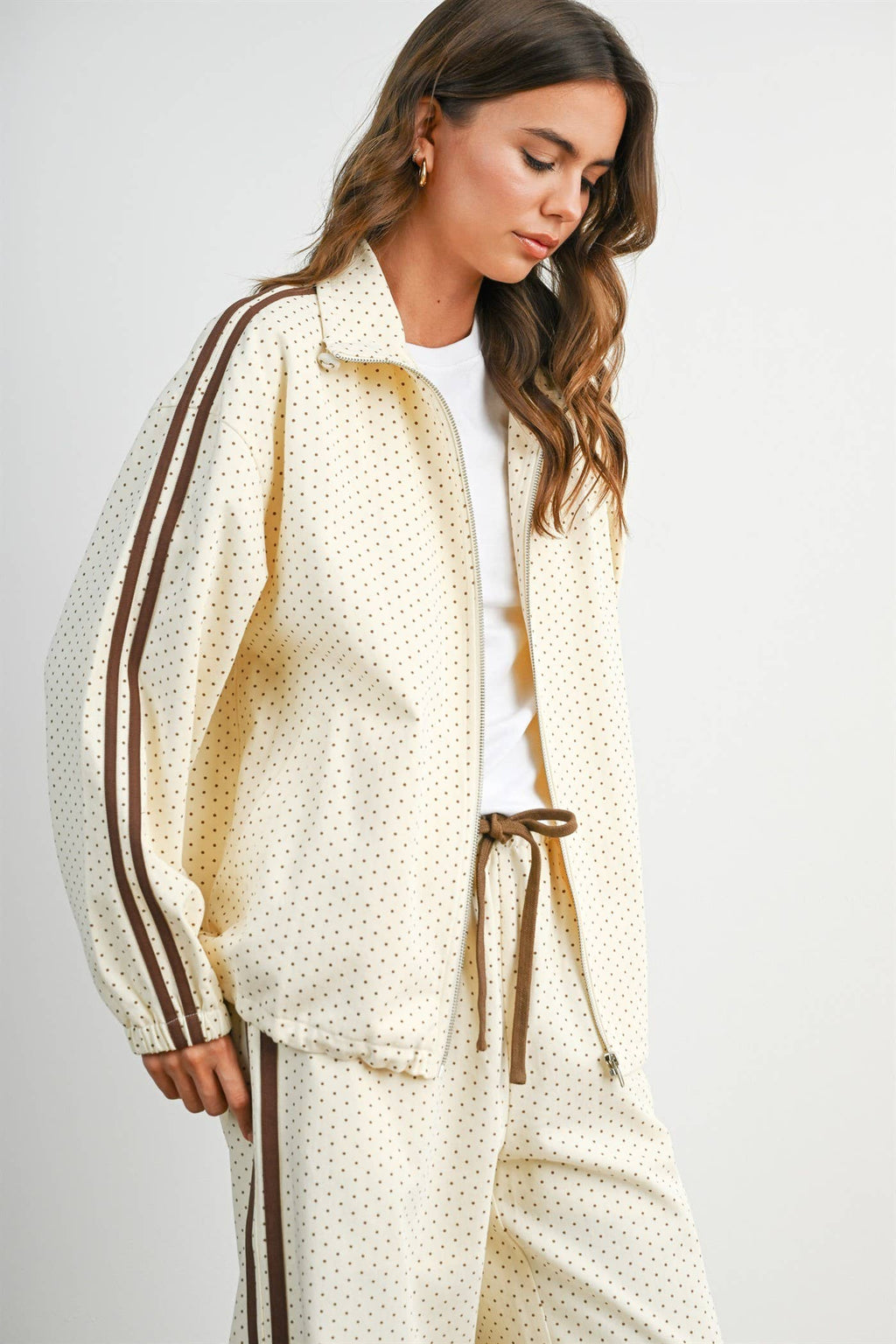 Meadow Retro Dot Track Jacket