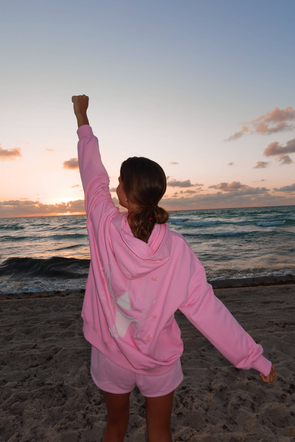 The Lizzie Beaded Bikini Hoodie